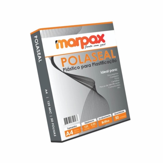 Kit Plastificadora A3 PLM33 110v + Polaseal 0,05 A4 (50un) Marpax