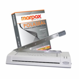 Kit Plastificadora A3 Plm33 220V + Polaseal 0,05 A4 50un
