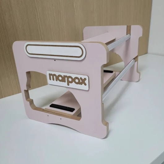 Kit Plastificadora A3 + Suporte Bopp Compact Rosa + 2 Bopp