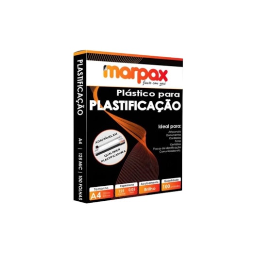 Kit Polaseal Plástico para Plastificação A4 Brilho Marpax