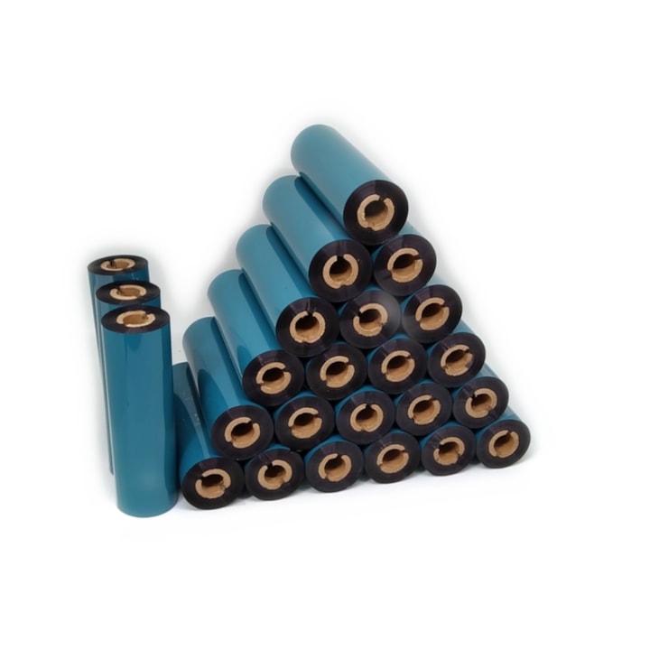 Kit Ribbon De Cera Para Impressora Térmica 110mmx74m 50un