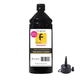 Kit Tinta de Impressora Epson Compatível Black Formulabs 4L