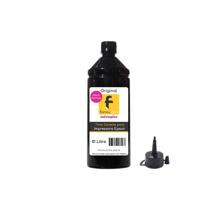 Kit Tinta de Impressora Epson Compatível  Black Formulabs 4L