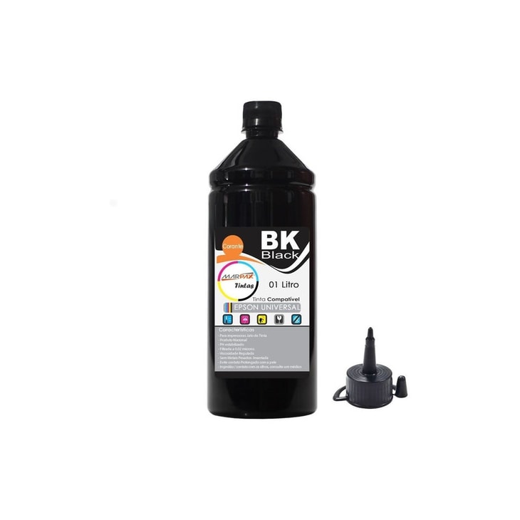 KIT TINTA DE IMPRESSORA EPSON UNIVERSAL MARPAX BLACK 4L