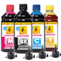 Kit Tinta Epson Compatível 664 L220 L200 L110 CMYK 4x500ml