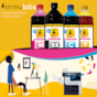 Kit Tinta Epson Compatível 664 L220 L200 L110 CMYK 4x500ml