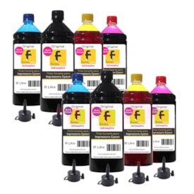 Kit Tinta Epson Compatível L355 L365 L375 L395 L396 8 Litros