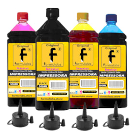Kit Tinta Epson Compatível L375 L455 L365 L355 L3150 4x500ml