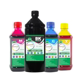 Kit Tinta Epson L375 Eco Marpax BK 1000ml Coloridas 250ml