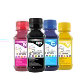 Kit Tinta Epson Pigmentada Compatível Marpax CMYK 4x250ml