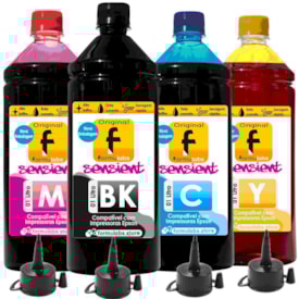 Kit Tinta Impressora Epson compatível L3150 L3110 4x500ml