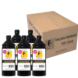 Kit Tinta para impressora Epson Compatível Formulabs Black 100 Litros