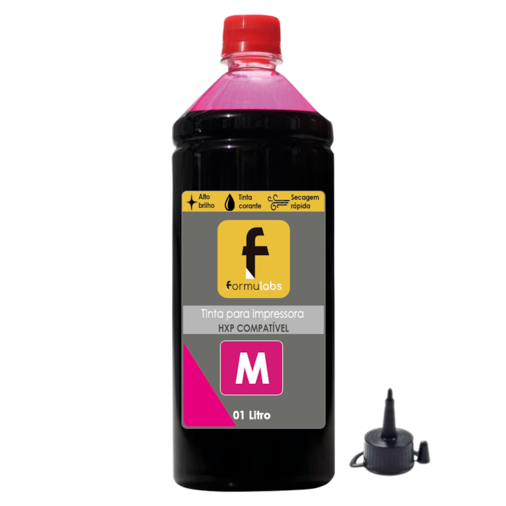 Kit Tinta para impressora HP Compatível Formulabs 5 Litros