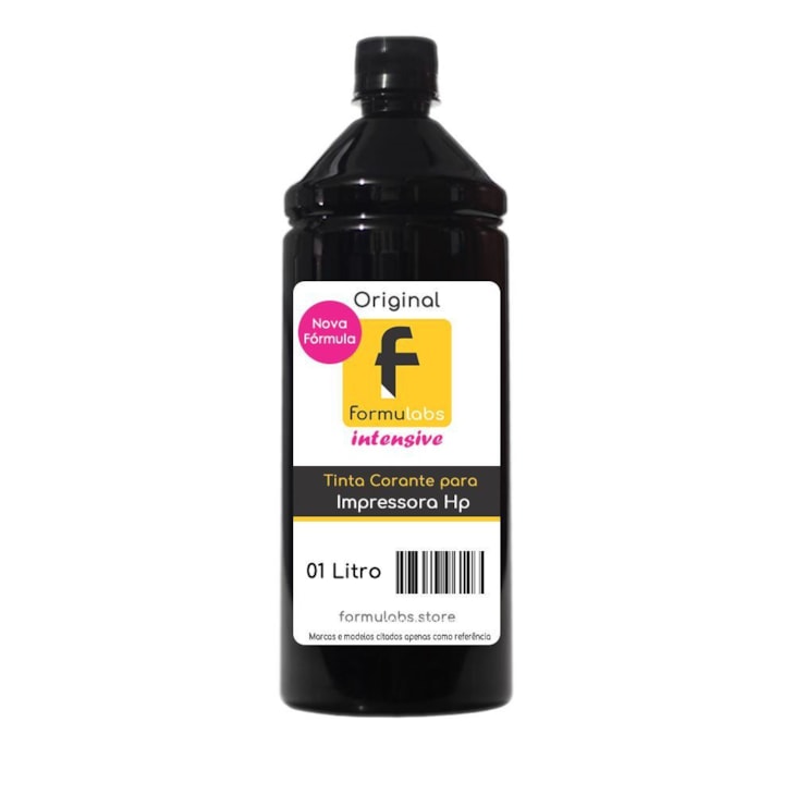 Kit Tinta para impressora HP Compatível Formulabs Black 10 Litros