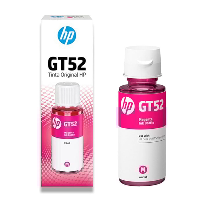 Kit Tinta para Impressora HP GT52-53 Original 4 Cores CMYK