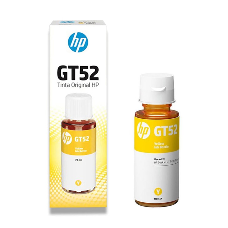 Kit Tinta para Impressora HP GT52-53 Original 4 Cores CMYK