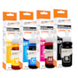 Kit Tinta para impressora L375 L455 L365 L200 L1300 4x70ml