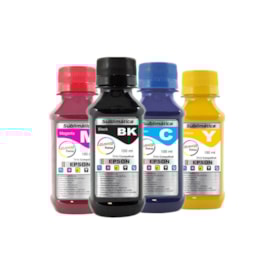 Kit Tinta Sublimática Compatível Epson Formulabs 4X100ml