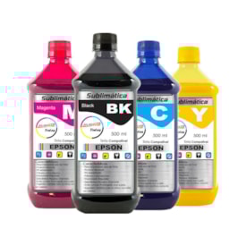 Kit Tinta Sublimática Compatível Epson Formulabs 4X500ml