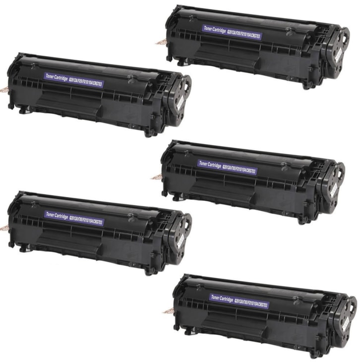 Kit Toner Compatível HP 1020 1018 3015 2612 Evolut 2k 5un