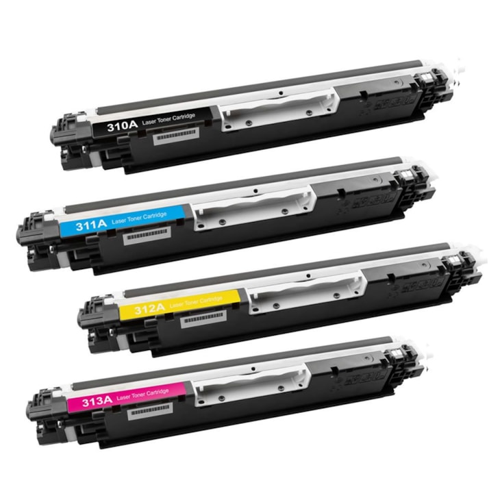 Kit Toner Compatível HP CP1025 M175 M176 Evolut 04 cores
