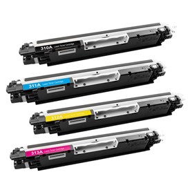 Kit Toner Compatível HP CP1025 M175 M176 Evolut 04 cores