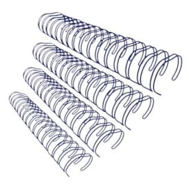 Kit Wire-o 2X1 Azul 5/8 - 3/4 - 7/8 - 1 (25un Cada) 100un