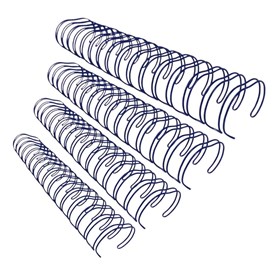 Kit Wire-o 2x1 Azul 5/8 - 3/4 - 7/8 - 1 (25un cada) 100un