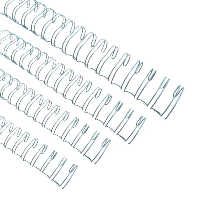 Kit Wire-o 2x1 Azul Bebê 5/8 - 3/4 - 7/8 - 1 (25un cada) 100un