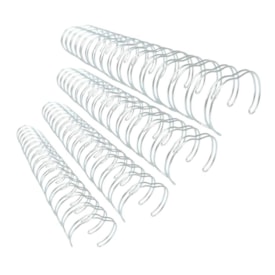 Kit Wire-o 2X1 Branco 5/8 - 3/4 - 7/8 - 1 (25un Cada) 100un