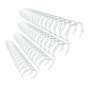Kit Wire-o 2x1 Branco 5/8 - 3/4 - 7/8 - 1 (25un cada) 100un