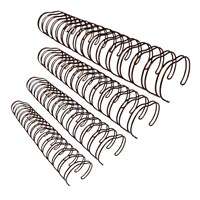 Kit Wire-o 2x1 Bronze 5/8 - 3/4 - 7/8 - 1 (25un cada) 100un
