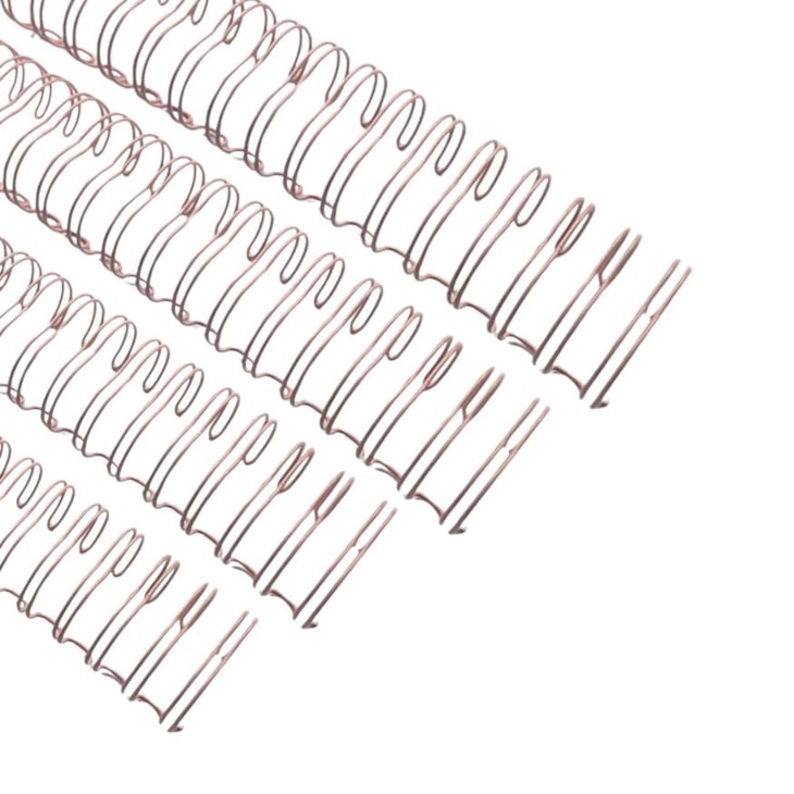 Kit Wire-o 2x1 Rosa Bebê 5/8 - 3/4 - 7/8 - 1 (25un cada) 100un