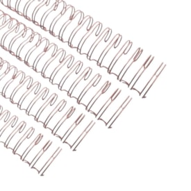 Kit Wire-o 2X1 Rosa Bebê 5/8-3/4-7/8-1 Marpax 25uni Cada