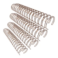 Kit Wire-o 2x1 Rose Gold 5/8 - 3/4 - 7/8 - 1 (25un cada) 100un