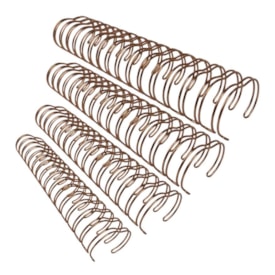 Kit Wire-o 2X1 Rose Gold 5/8-3/4-7/8-1 Marpax 25uni Cada