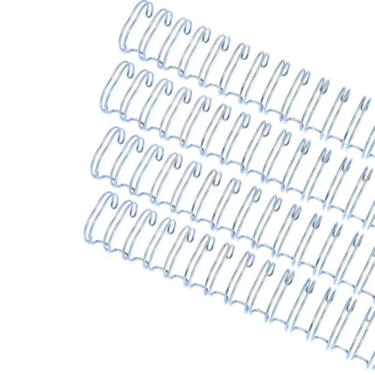 Kit Wire-o 3x1 Prata 1/4 - 5/16 - 7/16 -9/16 (25 cada)100un