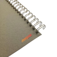 Kit Wire-o Encadernação 2X1 A4 Dourado 3/4 140fls com 72un