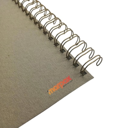 Kit Wire-o Encadernação 2X1 A4 Dourado 3/4 140fls com 72un