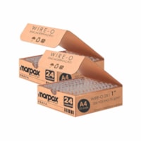 Kit Wire-o Encadernação 2X1 A4 Prata 1