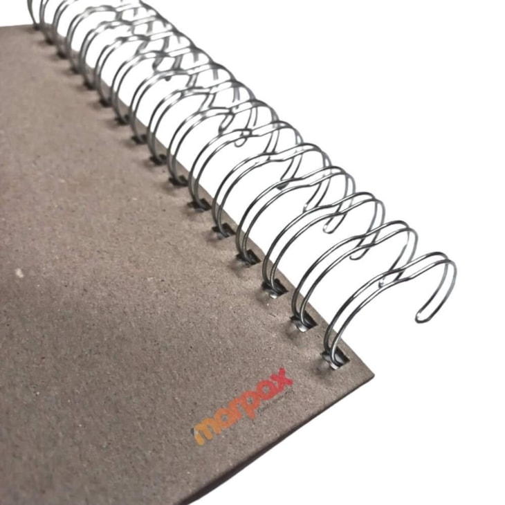 Kit Wire-o Encadernação 2X1 A4 Prata 7/8 para 180fls 48un