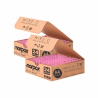 Kit Wire-o Encadernação 2X1 A4 Rosa Bebê 7/8180fls 48un