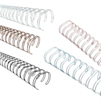 Kit Wire-o Encadernação 2X1 A5 3/4 Colorido Marpax 20un