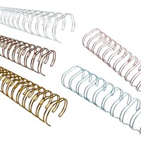 Kit Wire-o P/ Encadernação 2x1 A4 1 1/4 Colorido Marpax 20un