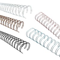 Kit Wire-o Para Encadernação 2x1 A4 3/4 Colorido Marpax 20un