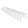 Kit Wire-o para Encadernação 2x1 A4 Branco 3/4 para 140fls 72un