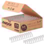 Kit Wire-o para Encadernação 2x1 A4 Prata 3/4 para 140fls 72un
