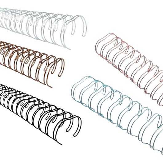 Kit Wire-o Para Encadernação 2x1 A5 3/4 Colorido Marpax 20un