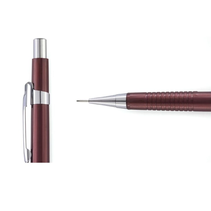 Lapiseira 0.3mm técnica Bordô com Borracha BRW caixa 12un