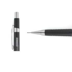 Lapiseira 0.5mm técnica Preta com Borracha BRW 01un